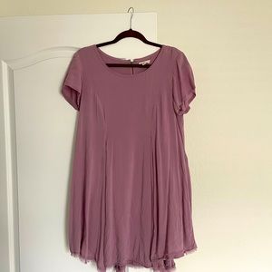 Lavender mini dress